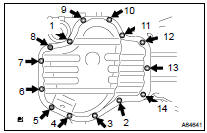  INSTALL OIL PAN SUB-ASSY