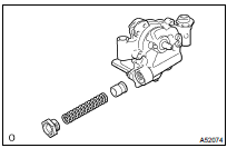 INSTALL OIL PUMP RELIEF VALVE