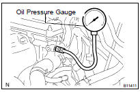 INSTALL OIL PRESSURE GAUGE