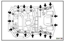 REMOVE OIL PAN SUB-ASSY