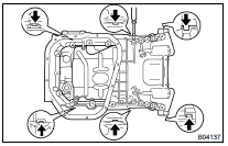 REMOVE OIL PAN SUB-ASSY