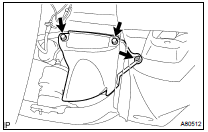 REMOVE FRONT FENDER APRON SEAL RH