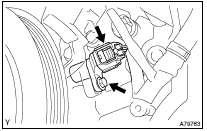 REMOVE CRANKSHAFT POSITION SENSOR