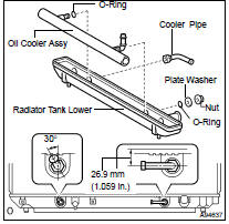 INSTALL OIL COOLER ASSY