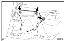 REMOVE FRONT FENDER APRON SEAL RH