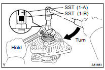 REMOVE GENERATOR PULLEY