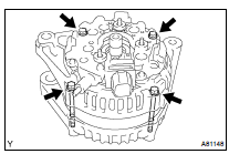 REMOVE GENERATOR COIL ASSY