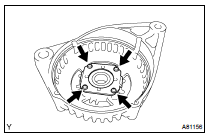 REMOVE GENERATOR DRIVE END FRAME BEARING