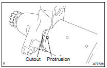 INSTALL STARTER YOKE ASSY