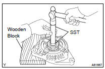 REMOVE GENERATOR DRIVE END FRAME BEARING