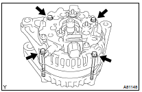  INSTALL GENERATOR RECTIFIER END FRAME