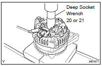 INSTALL GENERATOR RECTIFIER END FRAME