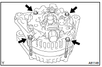 INSTALL GENERATOR RECTIFIER END FRAME