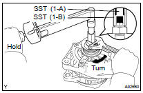 INSTALL GENERATOR PULLEY