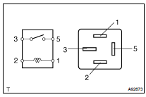  INSPECT RELAY (Marking: STARTER)