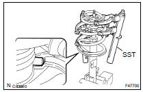 INSTALL SHOCK ABSORBER ASSY FRONT LH