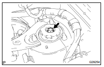 INSTALL FRONT SHOCK ABSORBER WITH COIL SPRING