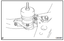 INSTALL TRANSVERSE ENGINE MOUNTING INSULATOR