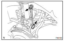 INSTALL FRONT STABILIZER LINK ASSY LH