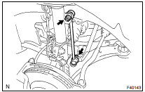 INSTALL FRONT STABILIZER LINK ASSY LH