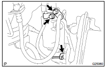 REMOVE REAR SHOCK ABSORBER WITH COIL SPRING