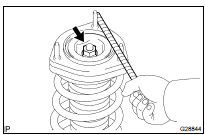 REMOVE SHOCK ABSORBER ASSY REAR LH