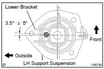  INSTALL SHOCK ABSORBER ASSY REAR LH