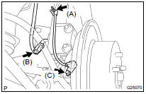 INSTALL REAR SHOCK ABSORBER WITH COIL SPRING