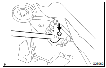  TEMPORARILY TIGHTEN STRUT ROD ASSY REAR