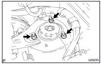 REMOVE FRONT SHOCK ABSORBER WITH COIL SPRING