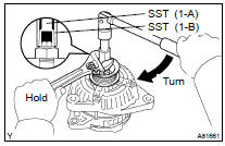 INSTALL GENERATOR PULLEY