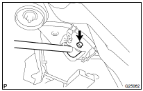 FULLY TIGHTEN STRUT ROD ASSY REAR