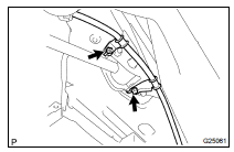 FULLY TIGHTEN STRUT ROD ASSY REAR