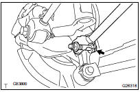 REMOVE REAR SUSPENSION ARM ASSY NO.1 LH