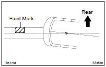 TEMPORARILY TIGHTEN REAR SUSPENSION ARM ASSY NO.1 LH