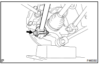 FULLY TIGHTEN REAR SUSPENSION ARM ASSY NO.2 LH