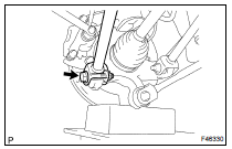 FULLY TIGHTEN REAR SUSPENSION ARM ASSY NO.2 LH