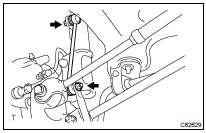 REMOVE REAR STABILIZER LINK ASSY LH