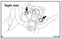  REMOVE STABILIZER BAR REAR