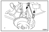 INSTALL REAR STABILIZER LINK ASSY LH