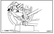 FULLY TIGHTEN REAR SUSPENSION ARM ASSY NO.2 LH