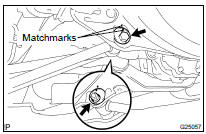 REMOVE REAR SUSPENSION ARM ASSY NO.2 LH