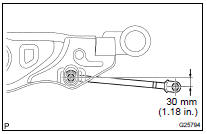 INSTALL REAR SUSPENSION ARM ASSY NO.1 LH