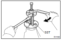  ADJUST DIFFERENTIAL DRIVE PINION PRELOAD