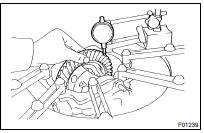 ADJUST DIFFERENTIAL RING GEAR BACKLASH