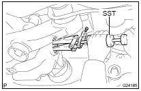 REMOVE REAR DIFFERENTIAL SIDE GEAR SHAFT SEAL OIL