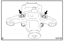 REMOVE REAR DIFFERENTIAL SUPPORT NO.1