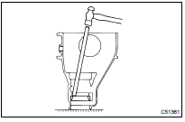  REMOVE REAR DRIVE PINION FRONT TAPERED ROLLER BEARING