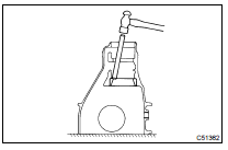 REMOVE REAR DRIVE PINION REAR TAPERED ROLLER BEARING