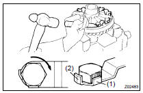 INSTALL DIFFERENTIAL RING GEAR